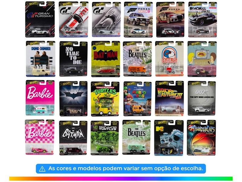 Hot Wheels - Set 5 Miniaturas - Pop Culture 2024 Lote H - HXD63